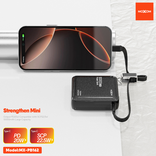 Power Bank Moxom MX-PB162 Mini Cookie PD20W + SCP22.5W 10000MAH bez