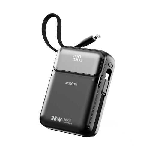 Power Bank Moxom MX-PB210 Super Fast Charge 35W 20000MAH Crni