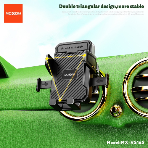 Drzac za Mobilni Telefon Moxom MX-VS165 Ventilacija Crni