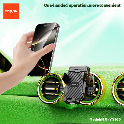 Drzac za Mobilni Telefon Moxom MX-VS165 Ventilacija Crni