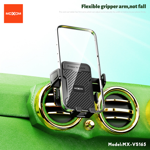 Drzac za Mobilni Telefon Moxom MX-VS165 Ventilacija Crni