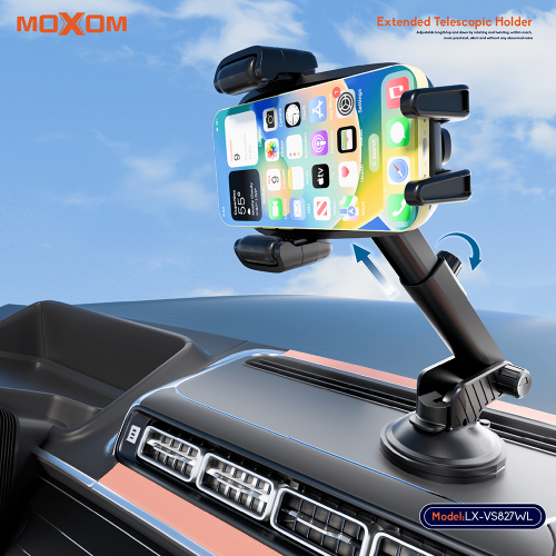 Drzac za Mobilni Telefon Moxom MX-VS827 WL Wireless 15W Crni