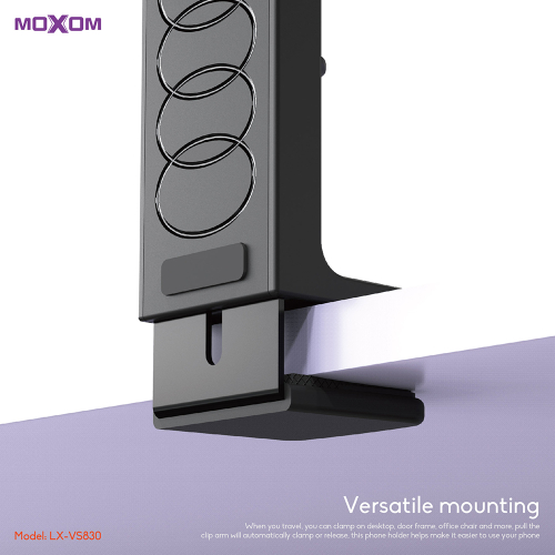 Drzac za Mobilni Telefon Moxom LX-VS830 Stoni Crni