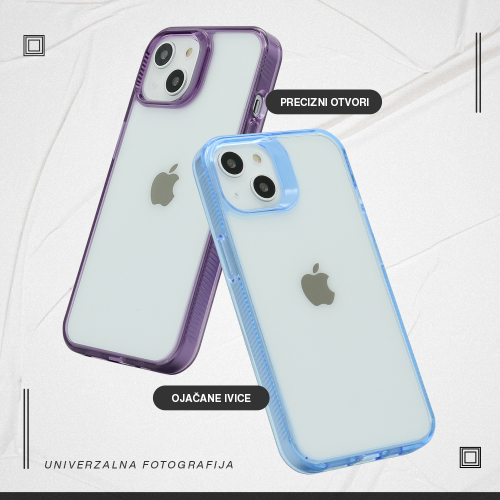 Futrola Color Frame za Samsung S928B Galaxy S24 Ultra 5G Srebrna (Providna)