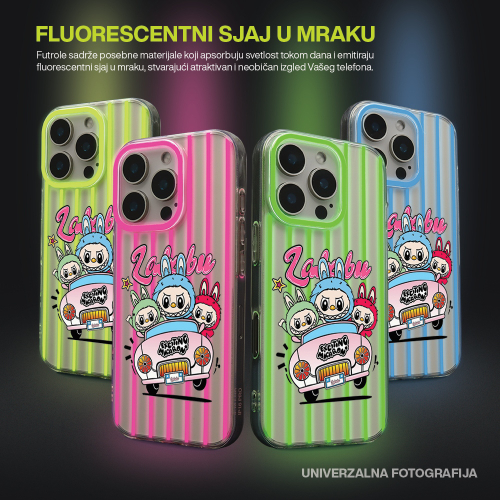Futrola Print Party za iPhone 15 Pro (6.1) Pink LBB004