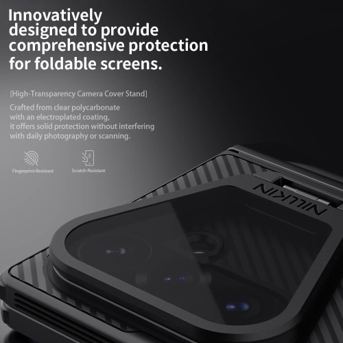 Futrola Nillkin Cam Shield Prop Magnetic za Samsung F976B Galaxy Z Fold 8 Ultra 5G (With S Pen) Crna