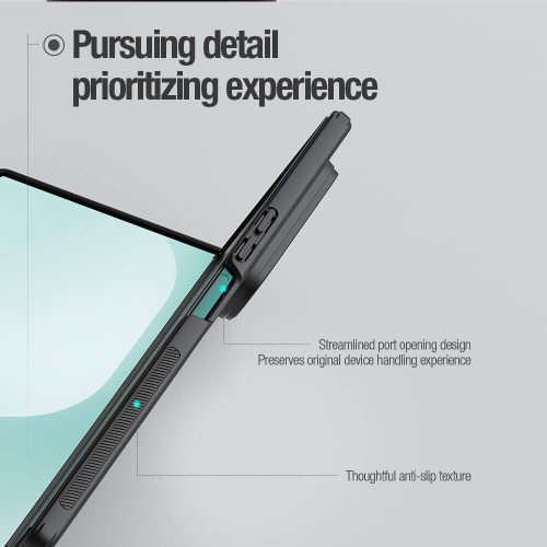 Futrola Nillkin Frosted Shield Fold Magnetic za Samsung F976B Galaxy Z Fold 8 Ultra 5G Providno Crna