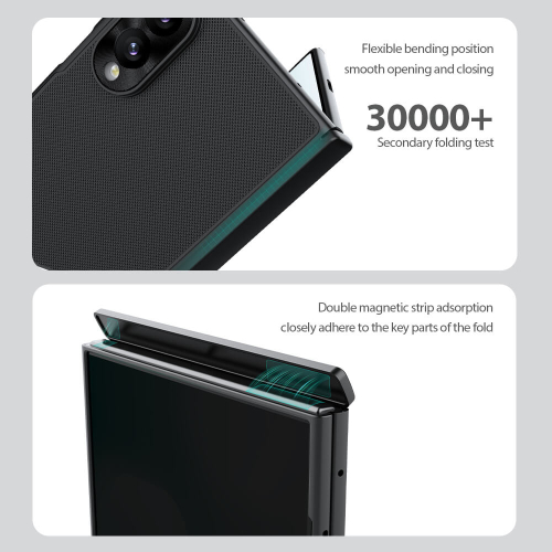 Futrola Nillkin Frosted Shield Fold Magnetic za Samsung F971B Galaxy Z Fold 8 Crna