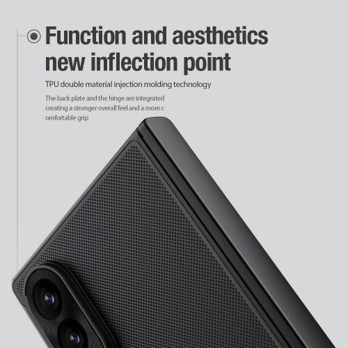 Futrola Nillkin Frosted Shield Fold Magnetic za Samsung F971B Galaxy Z Fold 8 Providno Crna