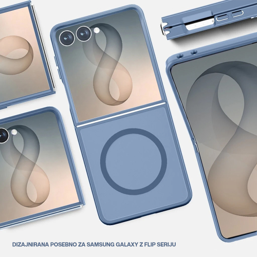 Futrola Mood Case Magsafe za Samsung F776B Galaxy Z Flip 8 5G Lila
