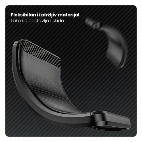 Futrola Silikon Brushed za Xiaomi 17 Ultra 5G Crna