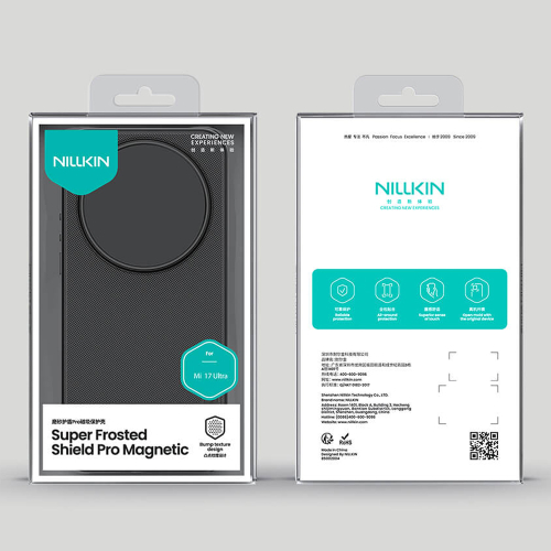 Futrola Nillkin Super Frosted Shield Pro Magnetic za Xiaomi 17 Ultra 5G Crna