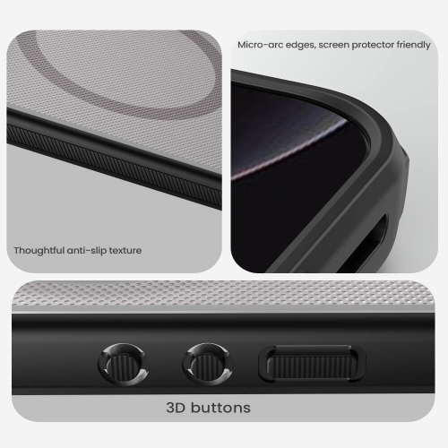 Futrola Nillkin Super Frosted Shield Pro Magnetic za Xiaomi 17 Ultra 5G Providno Crna