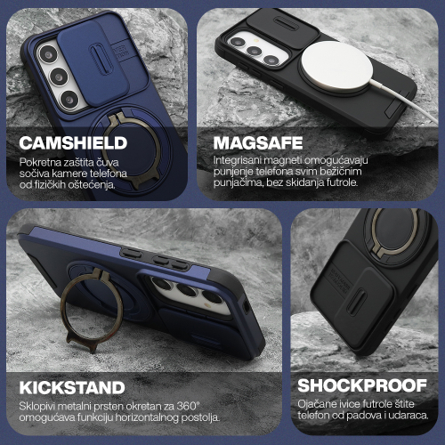 Futrola Defender Camshield za Xiaomi 17 Ultra 5G Crna