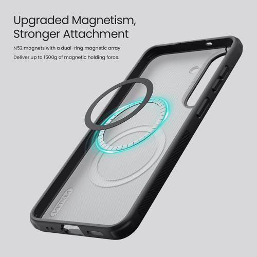 Futrola Nillkin Frosted Shield Pro Magnetic za Samsung S741B Galaxy S26 FE Providno Crna