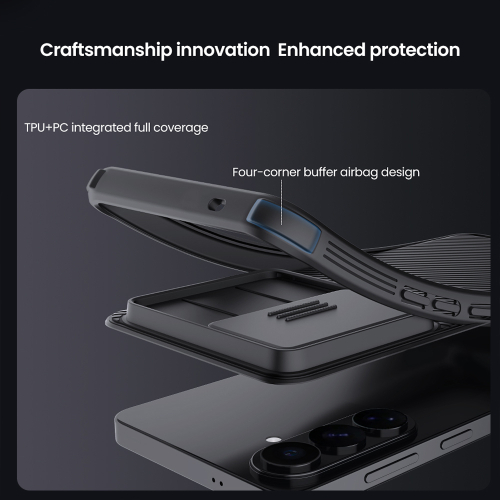 Futrola Nillkin Camshield Pro za Samsung S741B Galaxy S26 FE Providno Crna