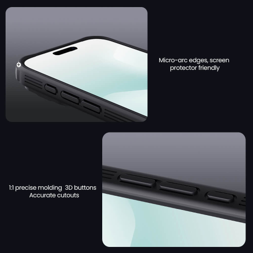 Futrola Nillkin Cam Shield Pro za iPhone 17 PRO/18 Pro (6.3) Providno Crna