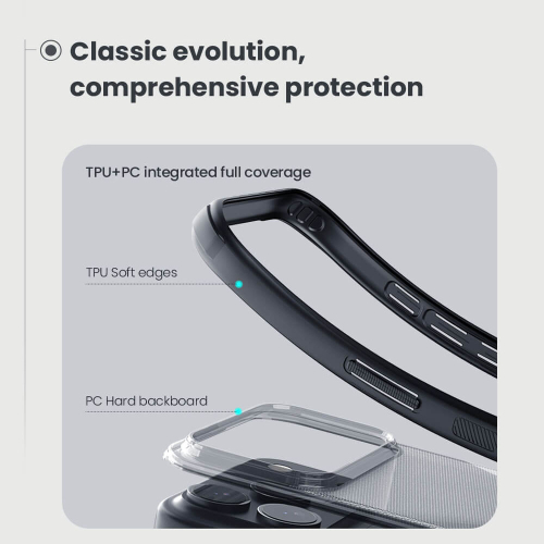 Futrola Nillkin Super Frost Pro za iPhone 17 Pro / 18 Pro (6.3) Providno Crna