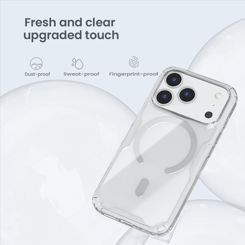 Futrola Nillkin Nature Pro Magnetic za iPhone 17 Pro MAX/18 Pro Max (6.9) Providno Crna