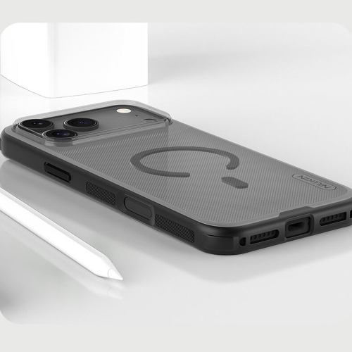 Futrola Nillkin Super Frost Pro Magnetic za iPhone 17 Pro Max / 18 Pro Max (6.9) Providno Crna
