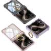 Futrola Ring Lines II za Samsung F776B Galaxy Z Flip 8 5G Plava (Gkk Case)