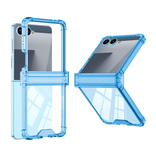 Futrola Lines II za Samsung F776B Galaxy Z Flip 8 5G Plava (Gkk Case)