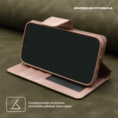 Futrola BI Fold Hanman II za Xiaomi Redmi Note 17 Pro Max 5G (EU) Svetlo Roze