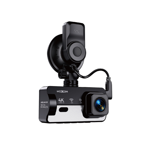 Auto Kamera Moxom MX-DC01 Dual 4K+720P WIFI Crna