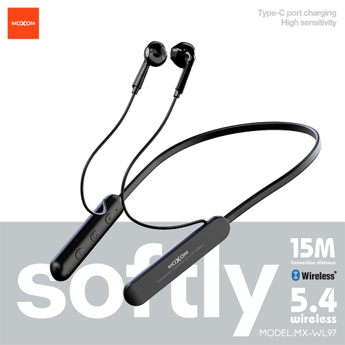 Slusalice Bluetooth Sportske Moxom MX-WL97 Crne