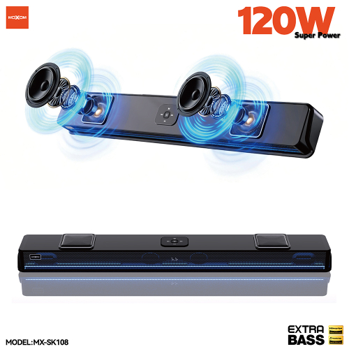 Zvucnik Bluetooth Moxom 120W MX-SK108 Crni