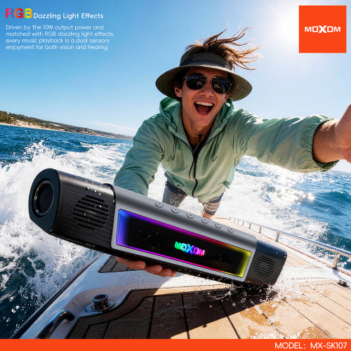 Zvucnik Bluetooth Moxom 10W MX-SK107 Crni