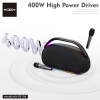 Zvucnik Bluetooth Moxom 400W MX-SK104 sa Dva Mikrofona Crni