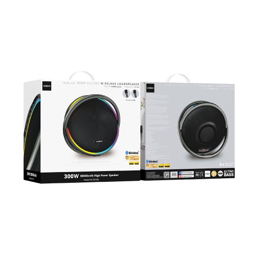 Zvucnik Bluetooth Moxom 300W MX-SK106 sa Dva Mikrofona Crni