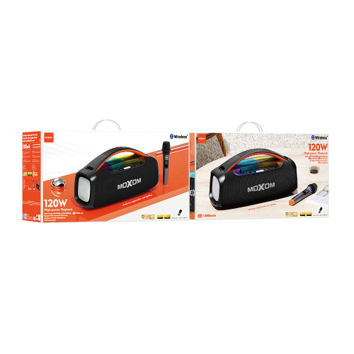 Zvucnik Bluetooth Moxom 120W MX-SK92 sa Mikrofonom Crni