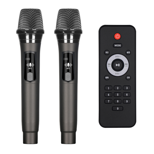 Zvucnik Bluetooth NDR-2066 60W 2 X 6,5INCA sa Dva Mikrofona Providni