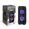 Zvucnik Bluetooth NDR-S112 40W 2 X 12INCA sa Dva Mikrofona Crni