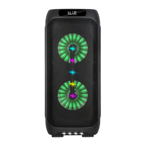 Zvucnik Bluetooth NDR-S112 40W 2 X 12INCA sa Dva Mikrofona Crni