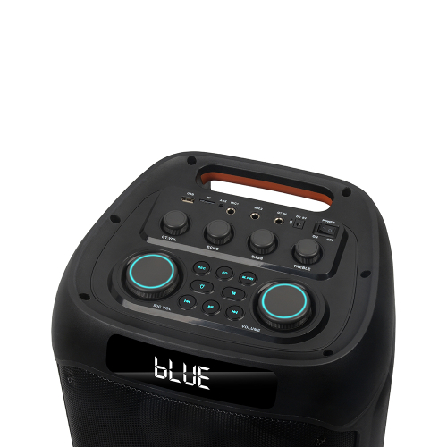 Zvucnik Bluetooth NDR-S112 40W 2 X 12INCA sa Dva Mikrofona Crni